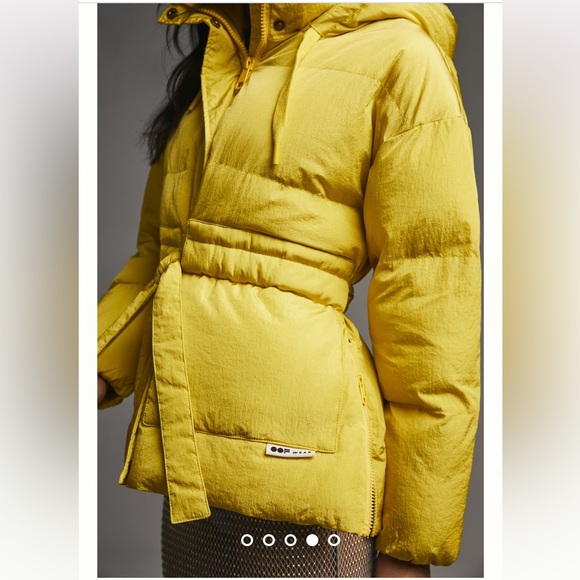 Anthropologie NWT OOF Wear Belted Puffer Jacket Size M. - Picture 4 of 11